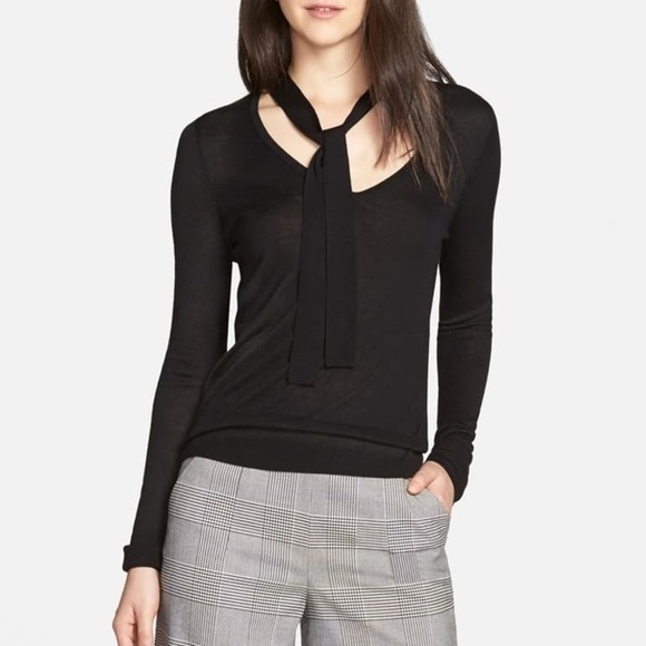 1.state Tie Neck Sweater - Picture 1 of 7